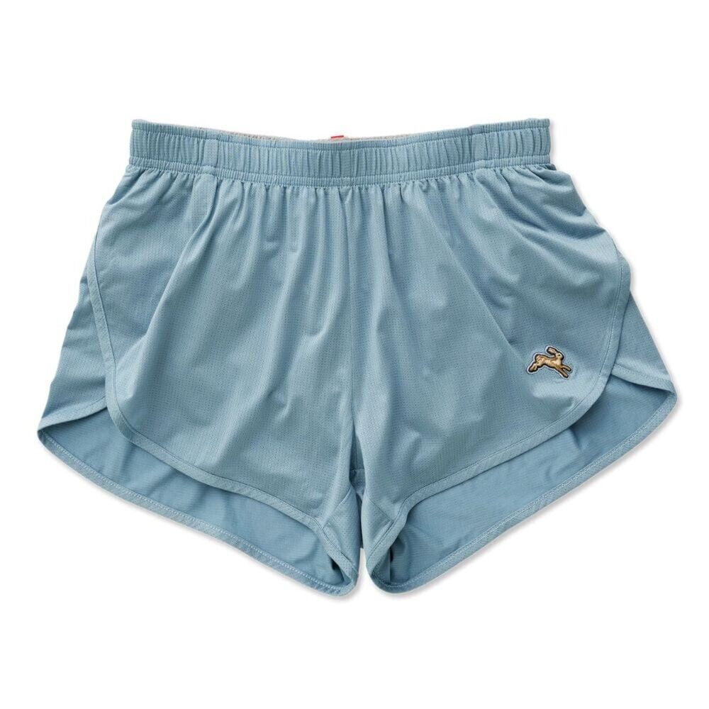 Tracksmith Twilight Split Stonewash Shorts Womens XS